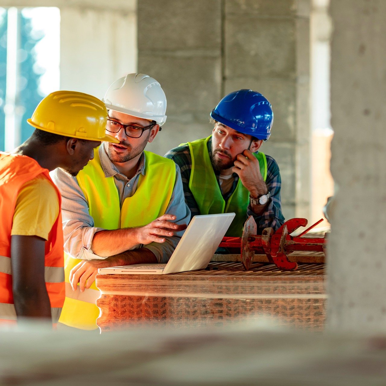 talking, friends, workers